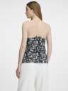 Orsay ORSAY fekete női mintás tank top