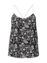Orsay ORSAY fekete női mintás tank top