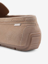 Ombre Clothing Bézs férfi bőr cipő sofőr talppal Ombre ruházat
