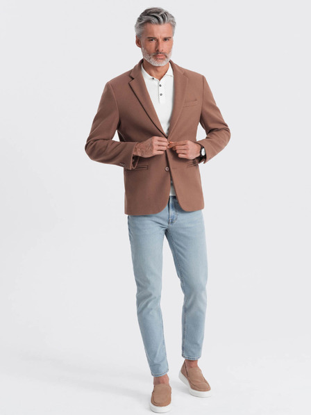 Ombre Clothing Barna férfi zakó Ombre Ruházat