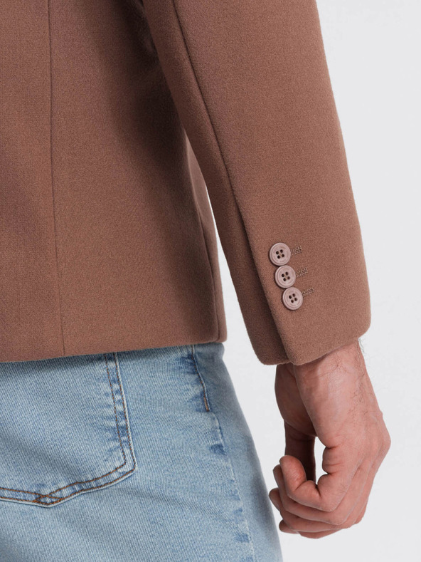 Ombre Clothing Barna férfi zakó Ombre Ruházat