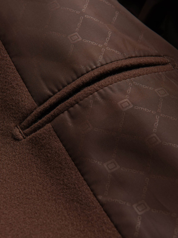 Ombre Clothing Barna férfi zakó Ombre Ruházat