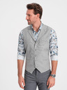 Ombre Clothing Világosszürke férfi öltönyzakó gallérral Ombre Clothing Ombre Clothing