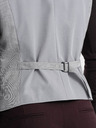 Ombre Clothing Világosszürke férfi jacquard mellény Ombre Ruházat