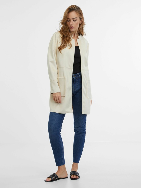 Orsay ORSAY bézs női bőrdzseki