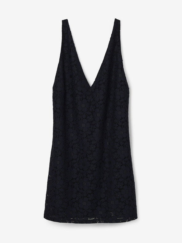 Desigual Fekete női Desigual csipkés ruha