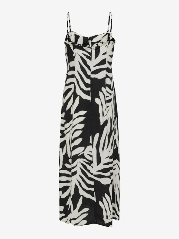 ONLY Fekete női mintás midiruha ONLY Nova