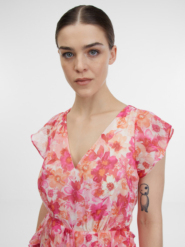 Orsay ORSAY rózsaszín női virágos maxi ruha