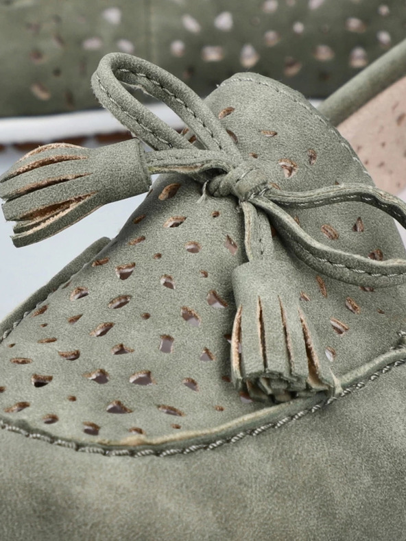 Rieker Rieker zöld női szarvasbőr cipő Rieker