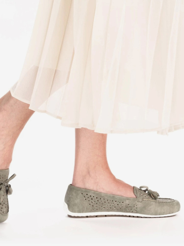 Rieker Rieker zöld női szarvasbőr cipő Rieker