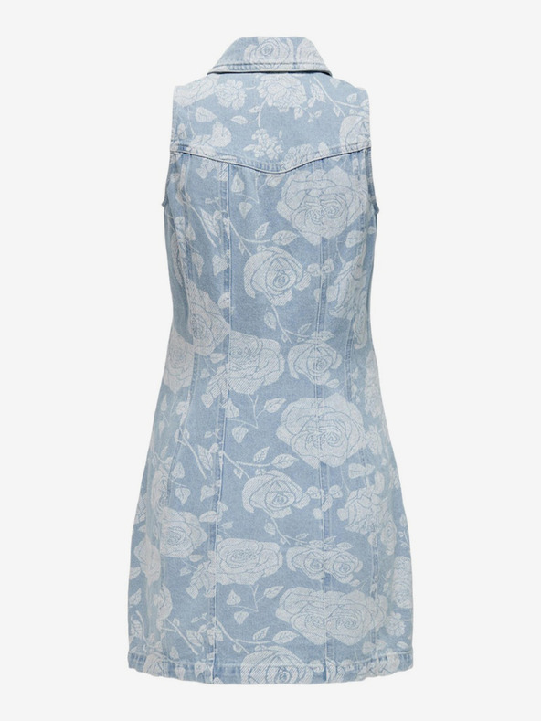 ONLY Világoskék női farmer ing ruha ONLY Zindy Zindy