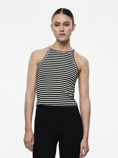 Pieces Fekete-fehér női csíkos tank top Pieces Costina