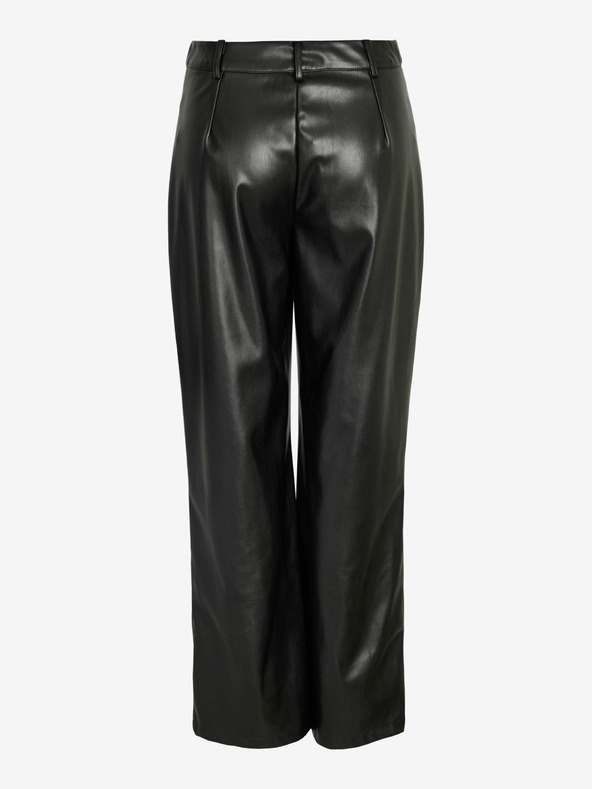 Noisy May Fekete női bőrnadrág Noisy May Andy