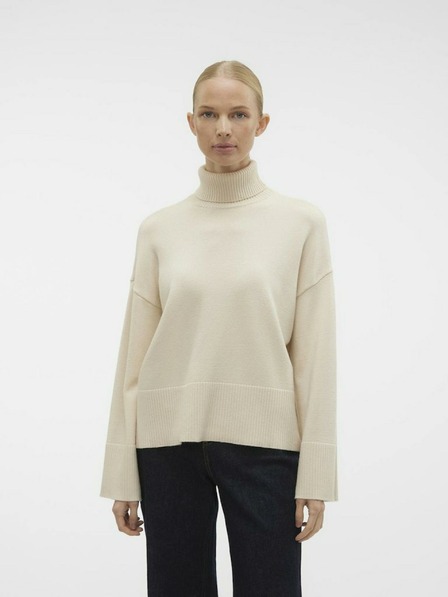 AWARE by VERO MODA Krémszínű női garbó AWARE by VERO MODA Gisela Gisela