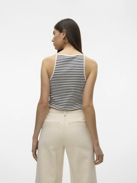AWARE by VERO MODA Fehér női csíkos pulóver AWARE by VERO MODA Wett