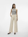 AWARE by VERO MODA Fehér női csíkos pulóver AWARE by VERO MODA Wett