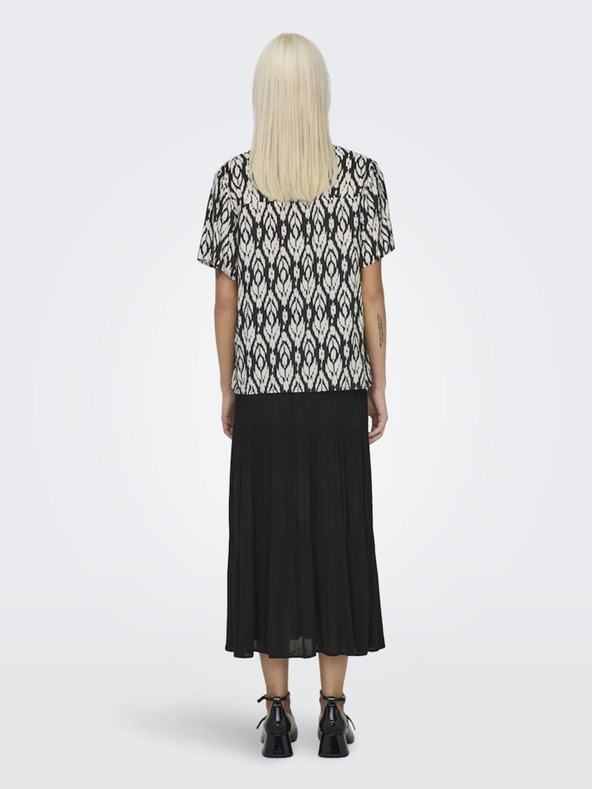 ONLY Fekete női mintás blúz ONLY Susan