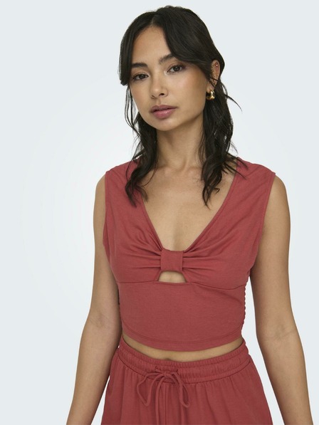 ONLY Tégla női crop top ONLY Jany