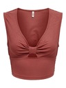 ONLY Tégla női crop top ONLY Jany