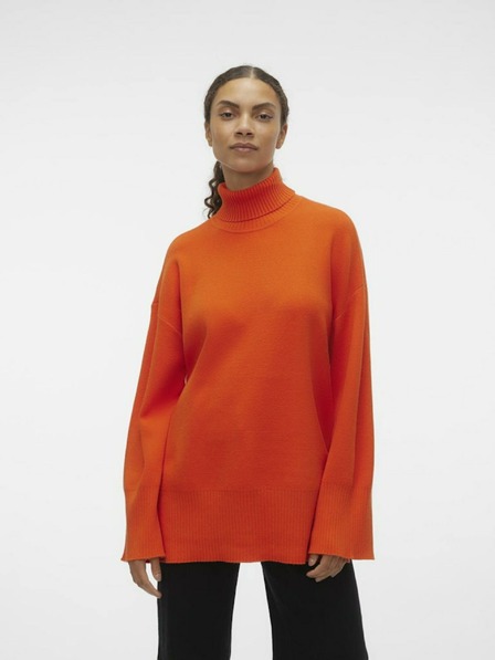 Vero Moda Narancssárga női VERO MODA Goldneedle pulóver VERO MODA Goldneedle pulóver