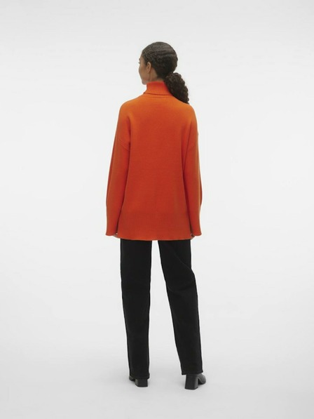 Vero Moda Narancssárga női VERO MODA Goldneedle pulóver VERO MODA Goldneedle pulóver
