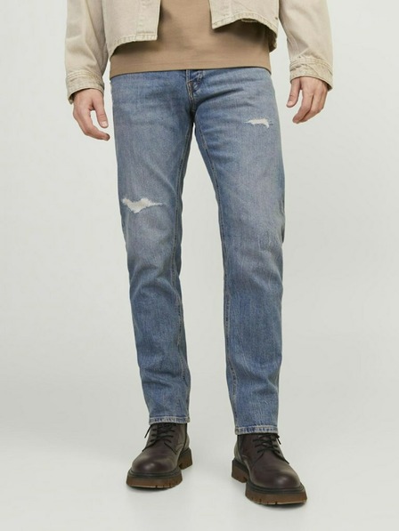 Jack & Jones Jack & Jones Mike kék férfi farmernadrág, szűkített szabású Jack & Jones Mike