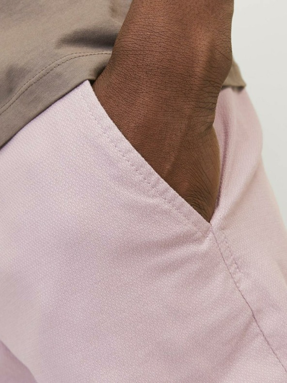 Jack & Jones Világos rózsaszín Jack & Jones Fury férfi chino rövidnadrág