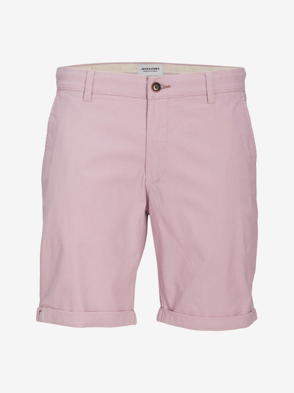 Jack & Jones Világos rózsaszín Jack & Jones Fury férfi chino rövidnadrág