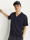 Jack & Jones Sötétkék Férfi rövid ujjú ing Jack & Jones Aaron