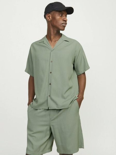 Jack & Jones Zöld férfi rövid ujjú ing Jack & Jones Aaron férfi ing