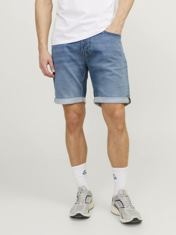 Jack & Jones Kék férfi farmer rövidnadrág Jack & Jones Rick
