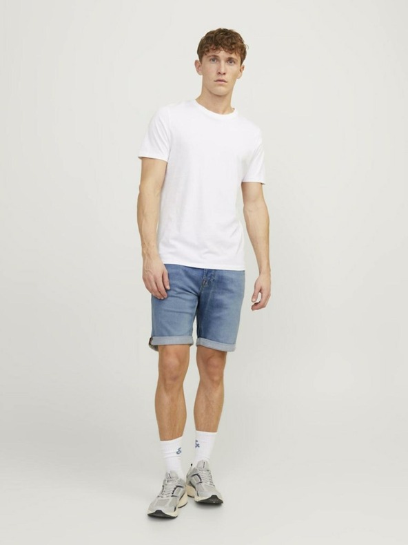 Jack & Jones Kék férfi farmer rövidnadrág Jack & Jones Rick