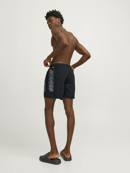 Jack & Jones Fekete Jack & Jones Fiji férfi fürdőruhák