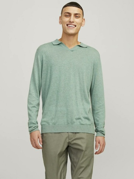 Jack & Jones Zöld Jack & Jones férfi Cigor pulóver Jack & Jones férfi Cigor pulóver