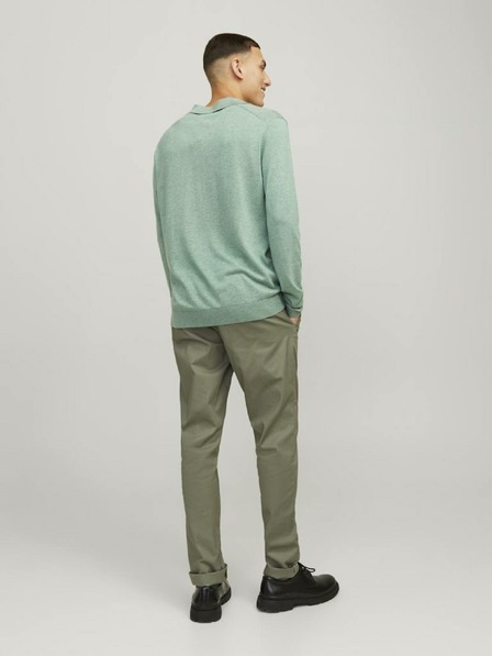 Jack & Jones Zöld Jack & Jones férfi Cigor pulóver Jack & Jones férfi Cigor pulóver