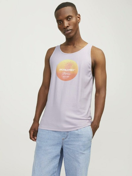 Jack & Jones Világos lila Jack & Jones Aruba férfi póló