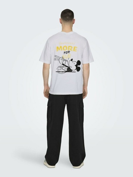 ONLY & SONS Fehér férfi ONLY & SONS Disney póló