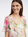 Orsay ORSAY rózsaszín és fehér női virágos blúz