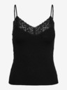 ONLY Fekete női csipkés tank top ONLY Tilde