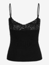 ONLY Fekete női csipkés tank top ONLY Tilde