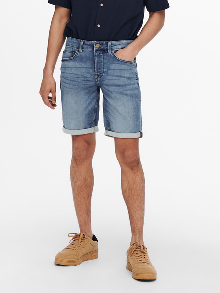 ONLY & SONS Kék farmer rövidnadrág ONLY & SONS-Spy