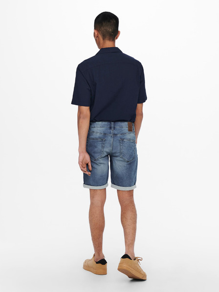 ONLY & SONS Kék farmer rövidnadrág ONLY & SONS-Spy