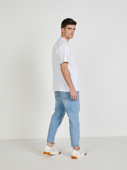 ONLY & SONS Fehér alap póló ONLY & SONS Fred