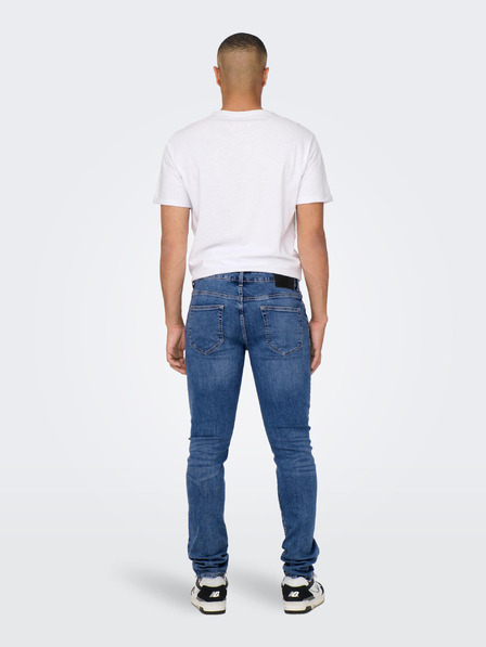 ONLY & SONS Sötétkék férfi slim fit farmernadrág ONLY & SONS Loom