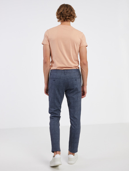 ONLY & SONS Sötétkék férfi ONLY & SONS Mark kockás chino nadrág