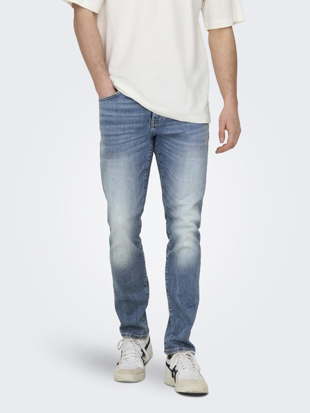 ONLY & SONS Világoskék férfi slim fit farmernadrág ONLY & SONS Loom