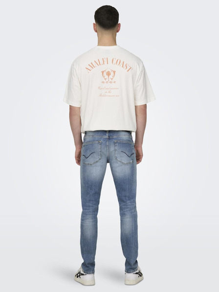 ONLY & SONS Világoskék férfi slim fit farmernadrág ONLY & SONS Loom