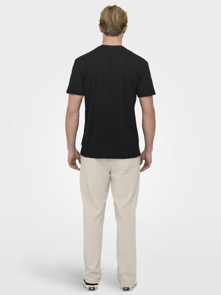 ONLY & SONS Fekete férfi ONLY & SONS Kolton póló