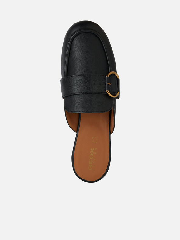 Geox Fekete női Geox Palmaria papucsok