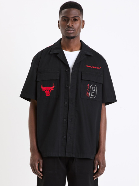 Celio Fekete férfi Celio NBA Chicago Bulls póló